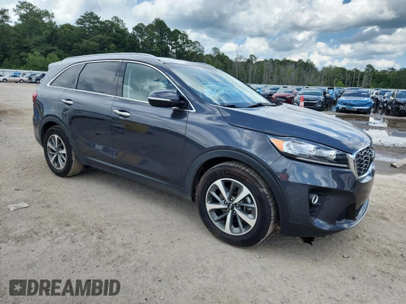2019 Kia Sorento EX with VIN 5XYPH4A52KG461755, listed as a Copart auction lot 60148425 with 89,802 mi miles and Salvage title. Bid and sale history available at DreamBid. Image 4.
