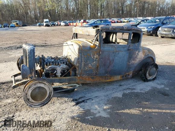 1931 Ford Ocean z VIN 182564541, wystawiony jako Copart lot #52112835 z przebiegiem Nie podano mil oraz Szkoda całkowita • Salvage title. Historia ofert i sprzedaży dostępna na DreamBid. Obrazek 1.
