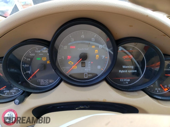 2014 Porsche Cayenne S Hybrid с VIN WP1AE2A25ELA50477, выставлен на аукционе Copart как лот 46681725 с пробегом 173 642 миль миль и Чистый • Clean title. История ставок и продаж доступна на DreamBid. Изображение 9.