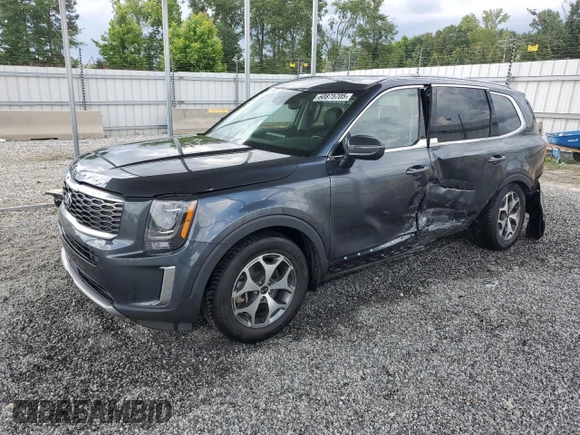 2021 Kia Telluride EX z VIN 5XYP3DHC4MG107788, wystawiony jako Copart lot #60875705 z przebiegiem 135 652 mil mil oraz Szkoda całkowita • Salvage title. Historia ofert i sprzedaży dostępna na DreamBid. Obrazek 1.