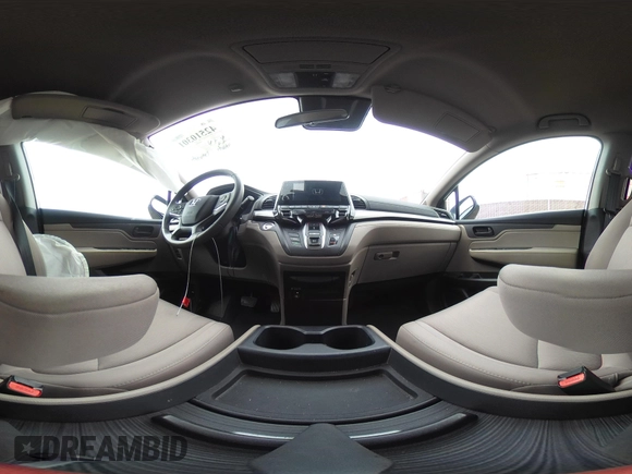 2019 Honda Odyssey EX with VIN 5FNRL6H58KB089810, listed as a IAAI auction lot 42510301 with 38,615 mi miles and . Bid and sale history available at DreamBid. Image 19.