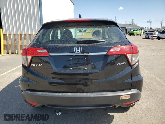 2021 Honda HR-V LX with VIN 3CZRU6H33MM753483, listed as a Copart auction lot 53923295 with 74,041 mi miles and Salvage Title. Bid and sale history available at carsss.com. Image 6.