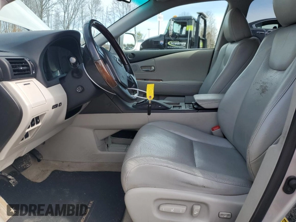 2012 Lexus RX 350 with VIN 2T2BK1BA7CC137943, listed as a Copart auction lot 52032195 with 120,511 mi miles and Salvage Title. Bid and sale history available at DreamBid. Image 7.