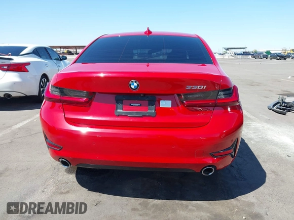 2022 BMW 3 Series 330i with VIN 3MW5R1J09N8C52274, listed as a IAAI auction lot 42052851 with 30,897 mi miles. Bid and sale history available at carsss.com. Image 16.