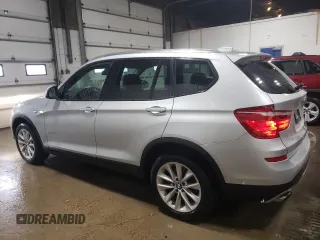 2015 BMW X3 xDrive28i with VIN 5UXWX9C50F0D51227, listed as a Copart auction lot 44047025 with 192,512 mi miles and Clean Title. Bid and sale history available at DreamBid. Image 2.