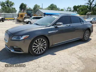 2017 Lincoln Continental Select with VIN 1LN6L9SK6H5629230, listed as a Copart auction lot 59129854 with 91,038 mi miles and Salvage Title. Bid and sale history available at carsss.com. Image 1.