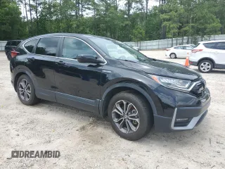 2020 Honda CR-V EX-L with VIN 7FART6H89LE015098, listed as a Copart auction lot 60462865 with 75,704 mi miles and Salvage title. Bid and sale history available at DreamBid. Image 4.