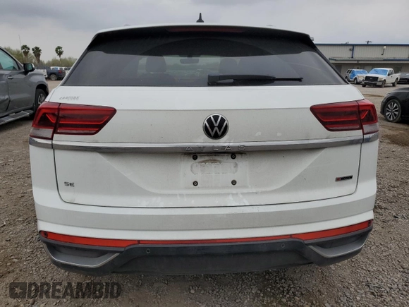 2022 Volkswagen Atlas SE with VIN 1V2KC2CAXNC204602, listed as a Copart auction lot 47306435 with 52,641 mi miles and Salvage title. Bid and sale history available at DreamBid. Image 6.