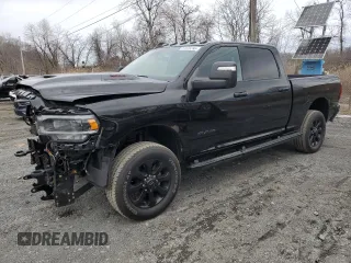 2024 Ram 2500 Laramie with VIN 3C6UR5FJ1RG103271, listed as a Copart auction lot 51228295 with 7,930 mi miles and Salvage Title. Bid and sale history available at carsss.com. Image 1.