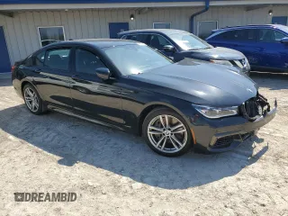 2018 BMW 7 Series ALPINA B7 xDrive with VIN WBA7F2C51JG423899, listed as a Copart auction lot 48872304 with 0 mi miles and Salvage Title. Bid and sale history available at carsss.com. Image 4.