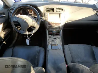 2008 Lexus IS with VIN JTHBK262X82079988, listed as a Copart auction lot 73482344 with 316,599 mi miles and Salvage Title. Bid and sale history available at carsss.com. Image 8.