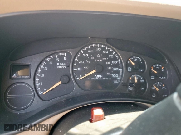 2002 Chevrolet Suburban LS with VIN 3GNEC16ZX2G130933, listed as a Copart auction lot 59340045 with Not provided miles and Salvage title. Bid and sale history available at DreamBid. Image 9.