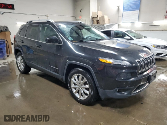 2014 Jeep Cherokee Limited with VIN 1C4PJMDS1EW266615, listed as a Copart auction lot 51103455 with 84,557 mi miles and Salvage Title. Bid and sale history available at carsss.com. Image 4.