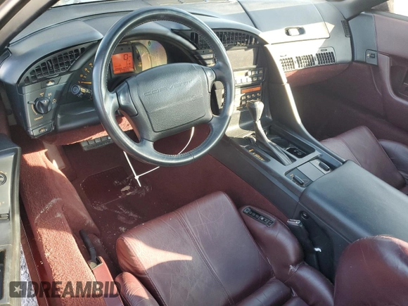 1993 Chevrolet Corvette with VIN 1G1YY23P3P5109106, listed as a Copart auction lot 53543765 with 37,828 mi miles and Salvage title. Bid and sale history available at DreamBid. Image 8.