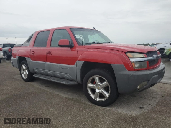 2002 Chevrolet Avalanche with VIN 3GNEC13T42G105820, listed as a Copart auction lot 74777144 with 0 mi miles and Non Repairable. Bid and sale history available at carsss.com. Image 4.