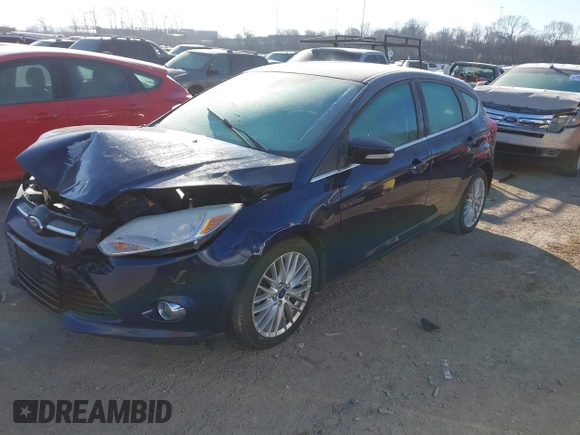 2012 Ford Focus SEL with VIN 1FAHP3M21CL145245, listed as a IAAI auction lot 41320151 with 85,630 mi miles. Bid and sale history available at carsss.com. Image 2.