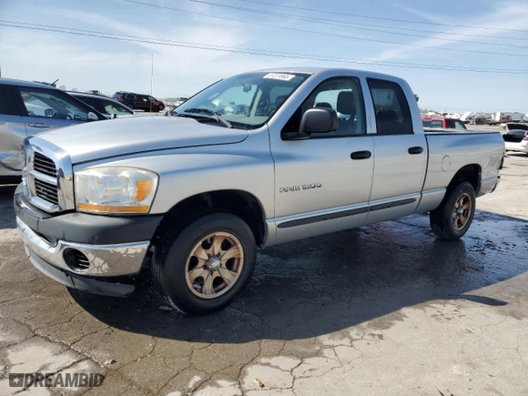2006 Dodge Ram 1500 ST with VIN 1D7HA18K76J205920, listed as a Copart auction lot 51221865 with 157,988 mi miles and Salvage Title. Bid and sale history available at carsss.com. Image 1.