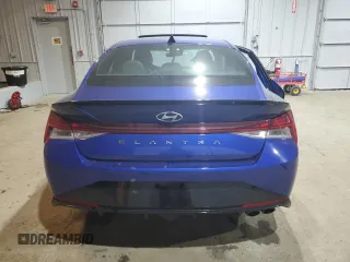 2023 Hyundai Elantra N Line z VIN KMHLR4AF6PU628978, wystawiony jako Copart lot #83431704 z przebiegiem 18 317 mil mil oraz Szkoda całkowita • Salvage title. Historia ofert i sprzedaży dostępna na DreamBid. Obrazek 6.