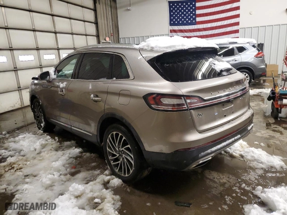 2020 Lincoln Nautilus Reserve with VIN 2LMPJ8K96LBL25616, listed as a Copart auction lot 44216093 with 15,511 mi miles. Bid and sale history available at carsss.com. Image 2.