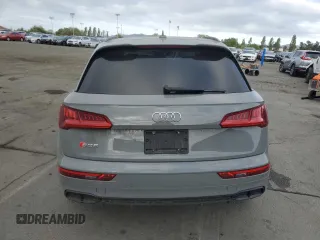 2020 Audi SQ5 Premium Plus with VIN WA1B4AFY4L2013451, listed as a Copart auction lot 52590665 with 33,551 mi miles and Salvage Title. Bid and sale history available at carsss.com. Image 6.