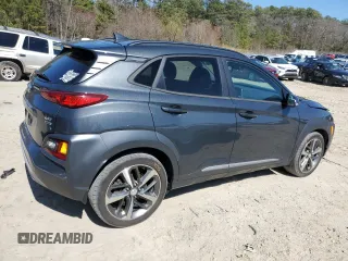 2019 Hyundai Kona Limited with VIN KM8K3CA50KU387412, listed as a Copart auction lot 50566095 with 124,779 mi miles and Salvage Title. Bid and sale history available at carsss.com. Image 3.