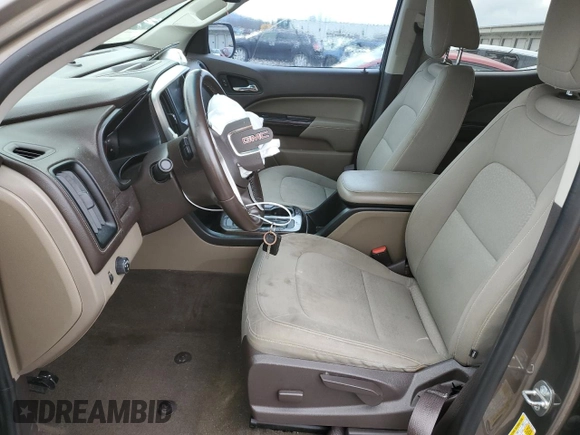 2016 GMC Canyon 2WD SLE with VIN 1GTG5CE33G1261535, listed as a Copart auction lot 86715974 with 108,600 mi miles and Salvage Title. Bid and sale history available at carsss.com. Image 7.