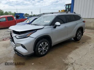 2023 Toyota Highlander L with VIN 5TDKDRBH5PS022426, listed as a Copart auction lot 55917045 with 82,610 mi miles and Salvage title. Bid and sale history available at DreamBid. Image 1.