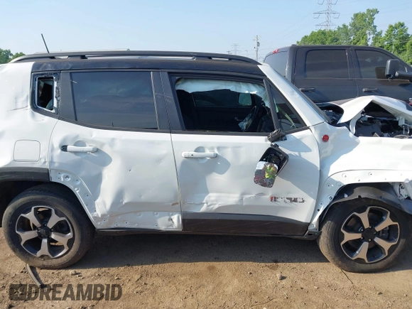 2021 Jeep Renegade Trailhawk with VIN ZACNJDC10MPM71187, listed as a IAAI auction lot 42577144 with 54,556 mi miles and . Bid and sale history available at DreamBid. Image 13.