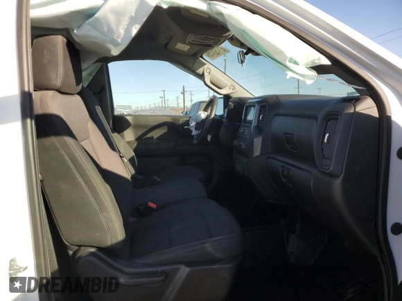 2023 Chevrolet Silverado 1500 Work Truck with VIN 3GCNAAEDXPG198788, listed as a Copart auction lot 81760444 with 23,608 mi miles and Salvage Title. Bid and sale history available at DreamBid. Image 10.