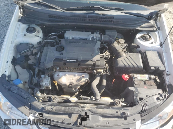 2009 Kia Spectra EX with VIN KNAFE221995624549, listed as a Copart auction lot 65963824 with 244,904 mi miles and Salvage Title. Bid and sale history available at carsss.com. Image 12.