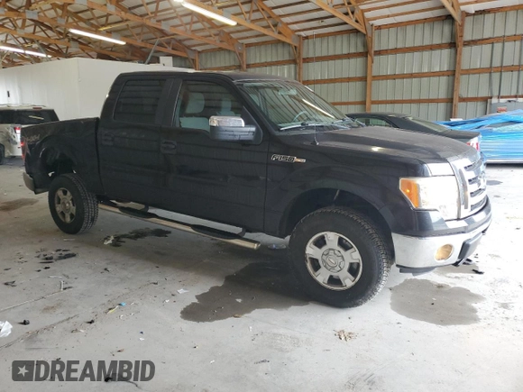 2012 Ford F-150 XL with VIN 1FTFW1EF3CKD18053, listed as a Copart auction lot 57439645 with 166,463 mi miles and Salvage title. Bid and sale history available at DreamBid. Image 4.