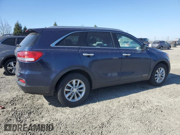 2018 Kia Sorento LX V6 with VIN 5XYPGDA57JG399755, listed as a Copart auction lot 47104185 with 84,085 mi miles and Salvage Title. Bid and sale history available at carsss.com. Image 3.