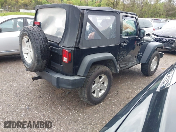2010 Jeep Wrangler Sport with VIN 1J4AA2D10AL176363, listed as a IAAI auction lot 41955063 with 149,837 mi miles and . Bid and sale history available at carsss.com. Image 4.