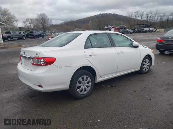 2011 Toyota Corolla L with VIN 2T1BU4EE1BC693128, listed as a IAAI auction lot 41948555 with 135,263 mi miles. Bid and sale history available at carsss.com. Image 4.
