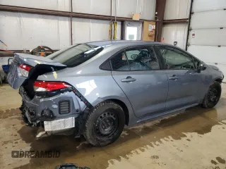 2021 Toyota Corolla L with VIN 5YFBPMBE6MP240198, listed as a Copart auction lot 51951215 with 44,078 mi miles and Salvage Title. Bid and sale history available at carsss.com. Image 3.