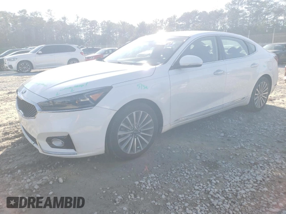 2017 Kia Cadenza Limited with VIN KNALC4J15H5080328, listed as a Copart auction lot 88173485 with 127,292 mi miles and Salvage Title. Bid and sale history available at carsss.com. Image 1.
