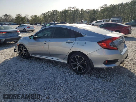 2019 Honda Civic Sport with VIN 2HGFC2F81KH603940, listed as a Copart auction lot 47773335 with 30,466 mi miles and Clean Title. Bid and sale history available at DreamBid. Image 2.