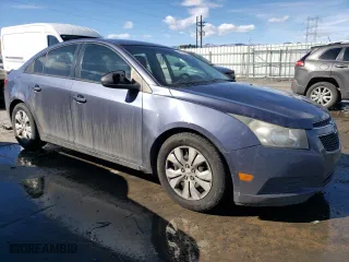 2013 Chevrolet Cruze LS with VIN 1G1PA5SH5D7132494, listed as a Copart auction lot 46705175 with 177,504 mi miles and Salvage Title. Bid and sale history available at carsss.com. Image 4.