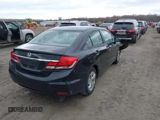 2014 Honda Civic Sedan LX with VIN 2HGFB2F5XEH503249, listed as a IAAI auction lot 42039949 with 141,952 mi miles. Bid and sale history available at carsss.com. Image 4.