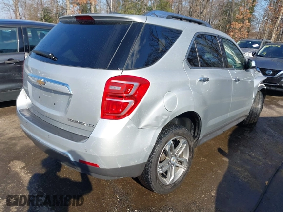 2016 Chevrolet Equinox LTZ with VIN 2GNFLGEK5G6197177, listed as a IAAI auction lot 41468464 with 56,680 mi miles. Bid and sale history available at carsss.com. Image 4.