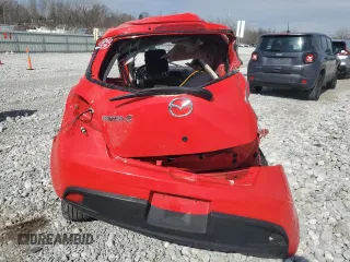 2014 Mazda 2 Sport with VIN JM1DE1KY2E0185106, listed as a Copart auction lot 47486205 with Not Provided miles and Salvage Title. Bid and sale history available at DreamBid. Image 6.