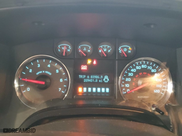 2009 Ford F-150 STX with VIN 1FTRX14879KB12191, listed as a Copart auction lot 86834684 with 209,401 mi miles and Salvage Title. Bid and sale history available at carsss.com. Image 9.