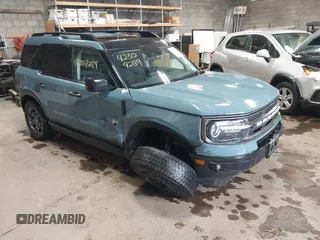 2021 Ford Bronco Sport Big Bend with VIN 3FMCR9B63MRA37571, listed as a IAAI auction lot 42309289 with 40,733 mi miles and . Bid and sale history available at DreamBid. Image 1.