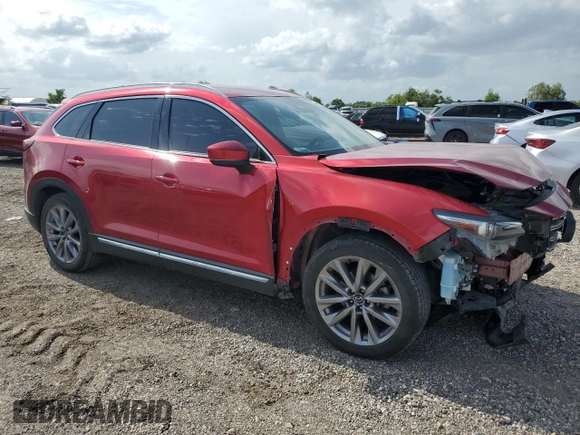 2021 Mazda CX-9 Grand Touring with VIN JM3TCBDY4M0539332, listed as a Copart auction lot 54756125 with 65,614 mi miles and Salvage title. Bid and sale history available at DreamBid. Image 4.