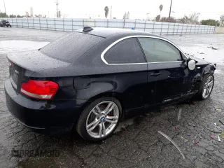 2011 BMW 1 Series 128i with VIN WBAUP9C59BVL90575, listed as a Copart auction lot 50757283 with 179,906 mi miles and Non repairable. Bid and sale history available at DreamBid. Image 3.