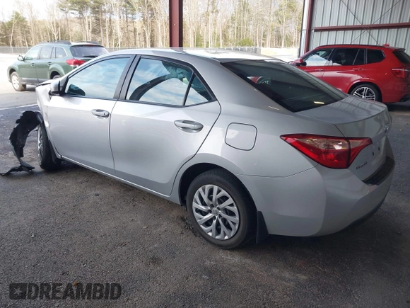 2019 Toyota Corolla L with VIN 2T1BURHE6KC157476, listed as a IAAI auction lot 41745050 with 57,746 mi miles. Bid and sale history available at carsss.com. Image 3.