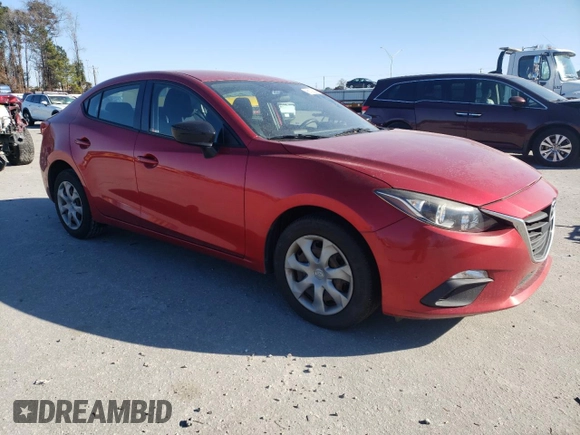 2015 Mazda 3 i SV with VIN JM1BM1T78F1250066, listed as a Copart auction lot 86129084 with 64,437 mi miles and Salvage Title. Bid and sale history available at DreamBid. Image 4.