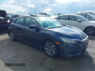 2016 Honda Civic Sedan EX with VIN 19XFC2F75GE009232, listed as a IAAI auction lot 41986268 with 160,707 mi miles. Bid and sale history available at carsss.com. Image 1.