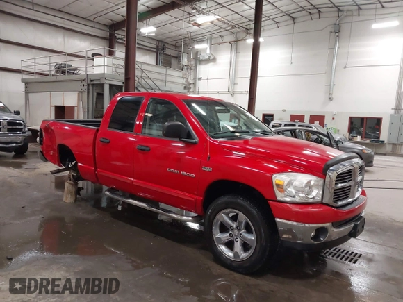 2007 Dodge 1500 SLT with VIN 1D7HU18237J512364, listed as a IAAI auction lot 42027871 with 164,273 mi miles. Bid and sale history available at carsss.com. Image 1.