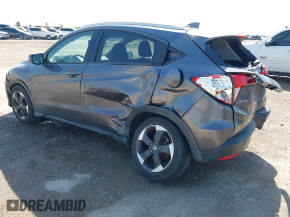 2018 Honda HR-V EX-L Navi with VIN 3CZRU6H7XJM700052, listed as a IAAI auction lot 41956296 with 88,204 mi miles. Bid and sale history available at carsss.com. Image 3.